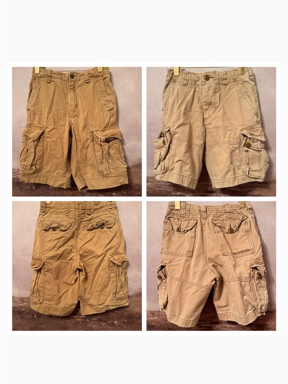 Vintage Boys Gap / Abercrombie  Cargo Shorts/ Size 12